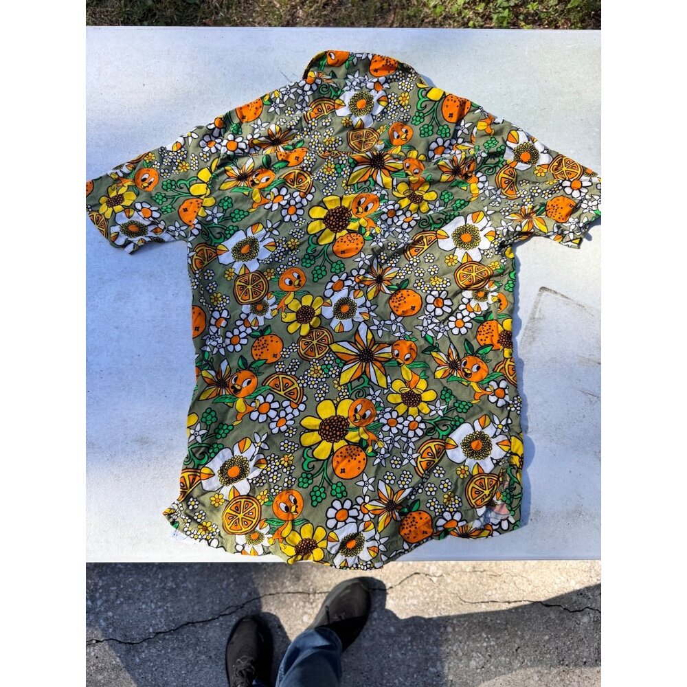 Walt Disney World Vault Collection 50 Orange Bird button-up shirt (Size XS) - Picture 9 of 9